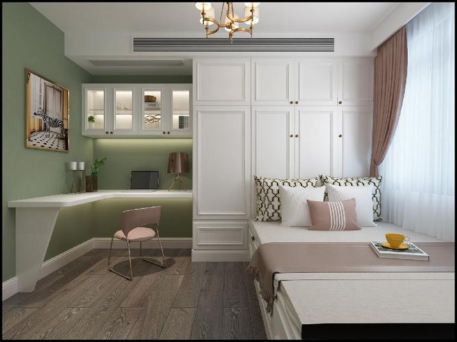 105平现代简约二居装修效果案例-玉海园住宅室内装饰项目装修实景图